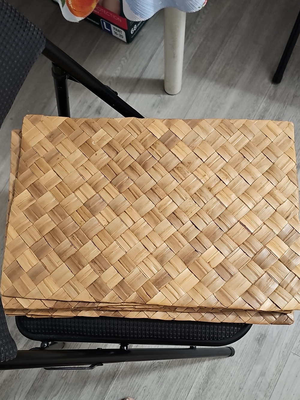 Natural hand-woven Lauhala Placemats Lot of 6